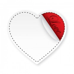 Love Sticker Vector