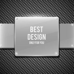 Metal board with pattern background