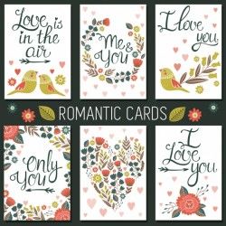 Romantic cards collection