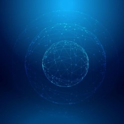Spherical teachnology backgrounds vector 07