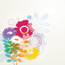 Summer Flowers Vector