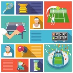 Tennis elements design
