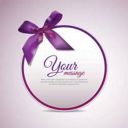 Velvet Ribbon Banner Vector