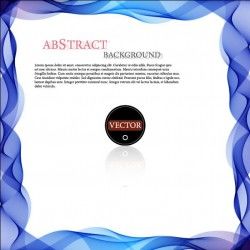 Wavy frame art background vector 15