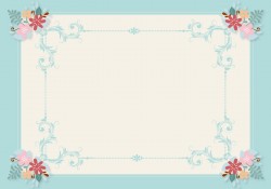 Beautiful Floral Frame Background
