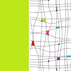 Bent lines with green background vector 01
