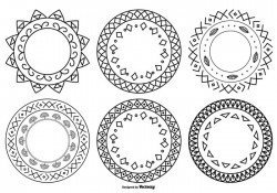 Cute Hand Drawn Style Frames