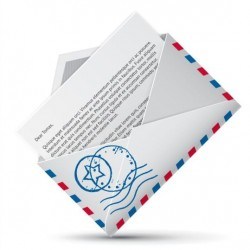 Envelopes and manuscripts vector 02