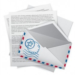 Envelopes and manuscripts vector 01