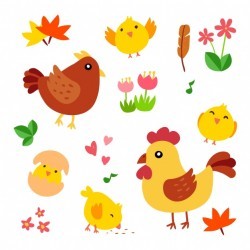 Farm animals collection