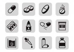 Free Drugs and Medicine Icons Vector