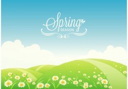 Free Rolling Hills Vector Illustration