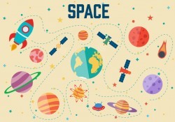 Free Space Vector Illustration