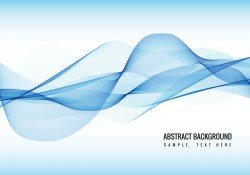 Free Vector Blue Wave background