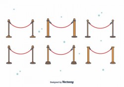 Free Velvet Rope Vector