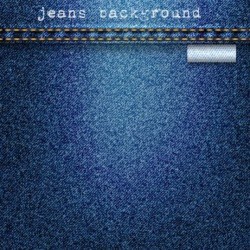 Jeans fabric background vector 03