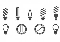 Light Bulbs Icons Set