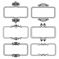 Ornamental frames collection