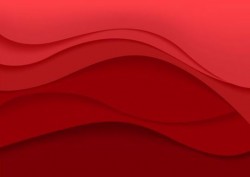 Red wavy background art vector
