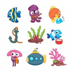 Sealife elements collection