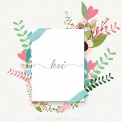 Valentine’s card design