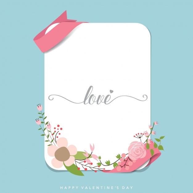 Valentine’s card design