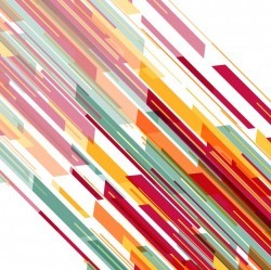 Abstract background with colorful diagonal stripes