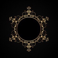Decorative background with luxurious frame