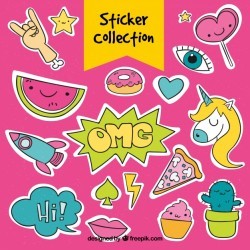 Funny stickers collection