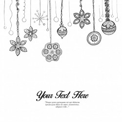 Hand Drawn Black & White Bells