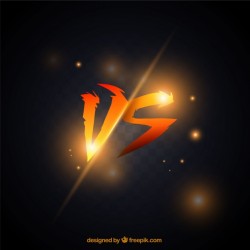 Orange versus background