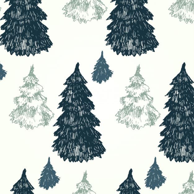 Pine trees pattern