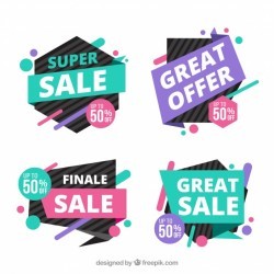 Sales banner collection