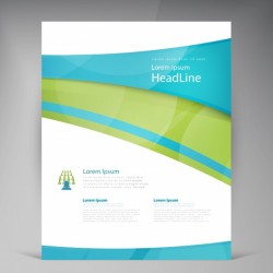 Vector Beautiful Green Flyer