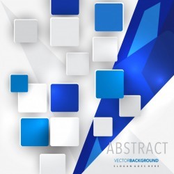 Abstract overlapping square background
