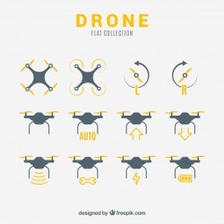 Basic variety of flat drones