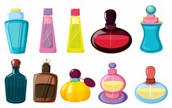 Bottles of perfume