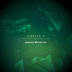 Green geometric background