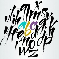 Handwritten script font