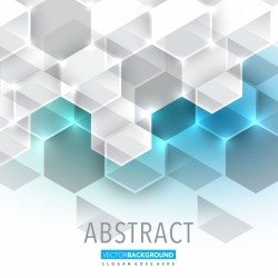 Hexagonal abstract background