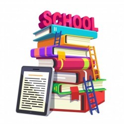 Modern school education and knowledge concept
