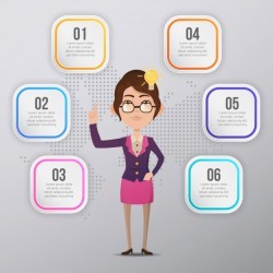 Muticolor Business Infographic Template Design