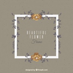 Ornamental floral background
