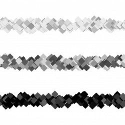 Repeatable random square pattern page separator line design