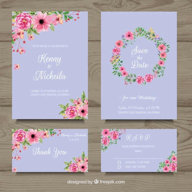 Wedding cards collection