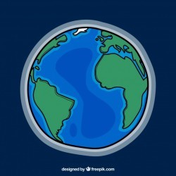 Earth globe background