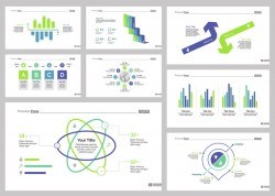 Eight Logistics Slide Templates Set