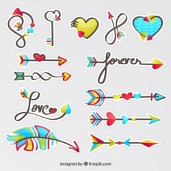 Love arrow collection