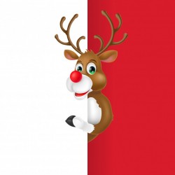 Christmas Deer Cartoon Character