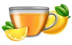Tea lemon with glass cup vector